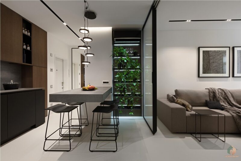 không gian ăn, nội thất căn hộ Studio